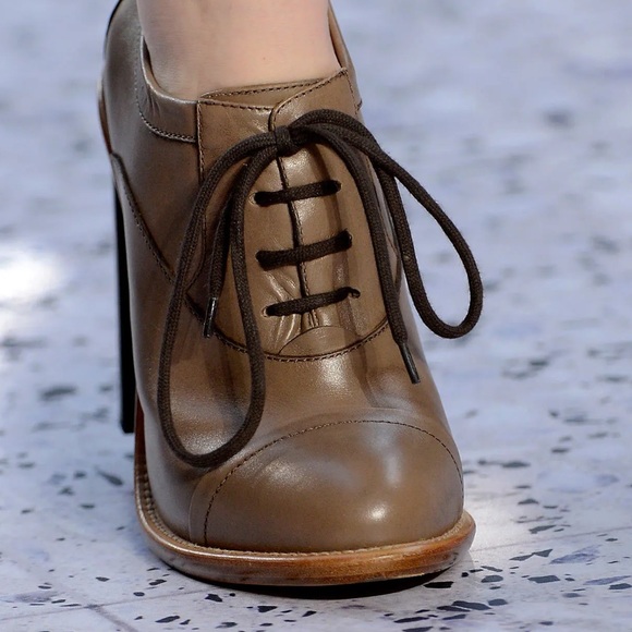 RARE Chloe x Phoebe Philo Era Lace Up Block Heels - Picture 13 of 13